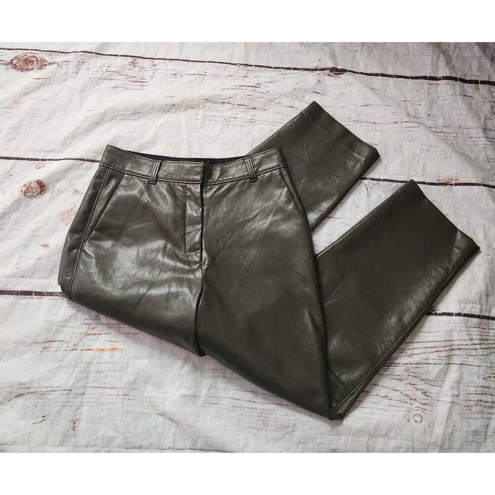 Aritzia Babaton Command Vegan Faux‎ Leather  Pants Size 6